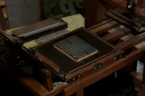 Druckpresse von Gutenberg