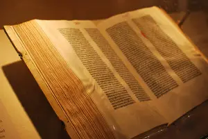 Eine Gutenberg Bibel