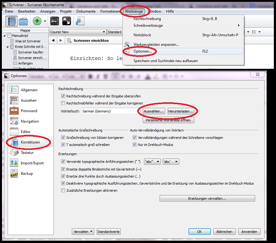 Scrivener Deutsch và tương lai phát triển