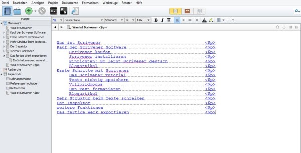 Scrivener: Dein Buch individuell formatieren - Liber Laetitia